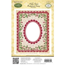 Justrite, Gummi Stempel, Holly Frame