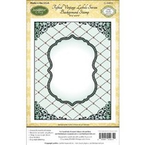 Justrite, Gummi Stempel, Vintage Frame
