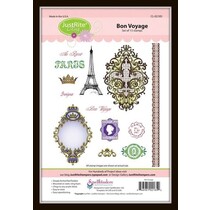 Justrite, rubber stamp, Bon Voyage