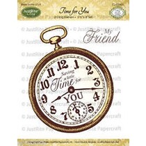 Justrite, rubber stamp, Time for You