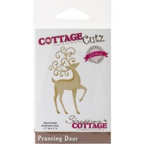 Cutting en embossing stencils CottageCutz, rendieren