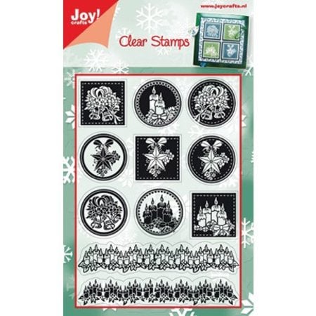 Joy!Crafts und JM Creation Klare frimerker, julemotiv