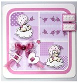 Joy!Crafts und JM Creation Klare frimerker, Bjørn tema: Baby