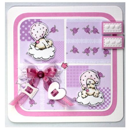 Joy!Crafts und JM Creation Timbri trasparenti, tema orso: Baby