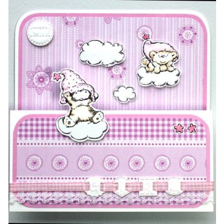 Joy!Crafts und JM Creation Timbri trasparenti, tema orso: Baby