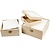 Objekten zum Dekorieren / objects for decorating 3 scatole di legno con cartone