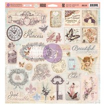 Chipboard Princess 32 Teile