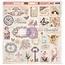 Prima Marketing und Petaloo Chipboard Princess 32 Teile