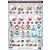 Embellishments / Verzierungen Die losse vellen met accessoires van karton, A4, etiketten