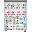 Embellishments / Verzierungen Die cut sheets with accessories from card stock, A4, labels