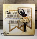 Spellbinders und Rayher Spellbinders, ponsen en embossing sjabloon, Tiny Dancers