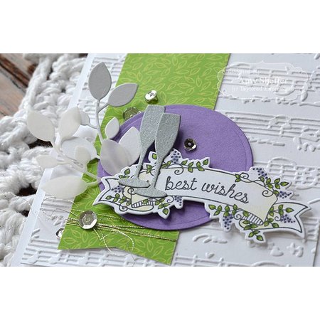 Taylored Expressions Stempel banner + tekst + slag mal