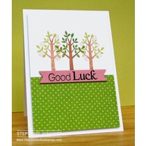 Estampage et Pochoir gaufrage, Echo Park, Arbre