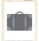 Carta Bella und Echo Park Estampación y embutición de la plantilla, Echo Park Maleta Diseñador Esta "maleta"