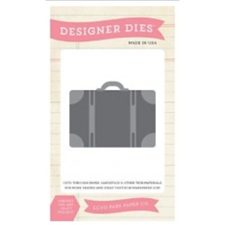 Carta Bella und Echo Park Stansing og preging sjablong, Echo Park Koffert Designer Denne "koffert"