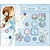 Embellishments / Verzierungen 15 clous décoratifs, tons bleus