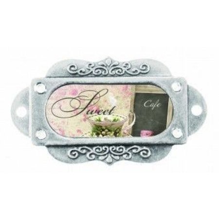 Embellishments / Verzierungen 2 metal frame, Antique, French Journey Joy And Sweetness