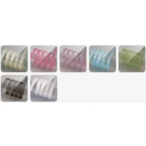 Organza bånd selvage, 15 mm, verksted varer