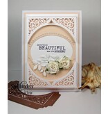 Spellbinders und Rayher Spellbinders, le poinçonnage et le gaufrage modèle, papier Grâce, Swirl Bliss Pocket
