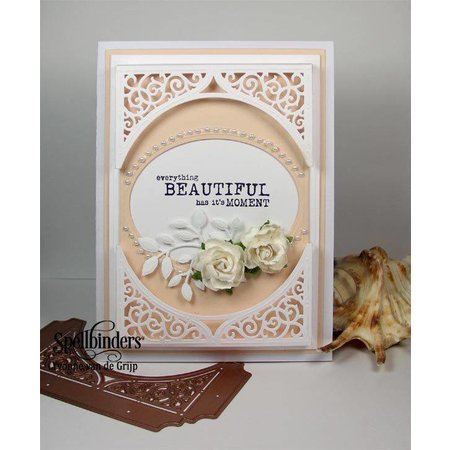 Spellbinders und Rayher Spellbinders, le poinçonnage et le gaufrage modèle, papier Grâce, Swirl Bliss Pocket