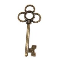 2 Metal Charms Set-toets, 53x24 mm