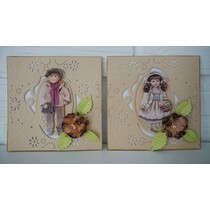 Nostalgia, bambole, 10 diverse immagini 3D 3D