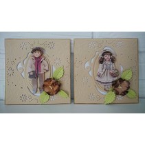 Nostalgia, bambole, 10 diverse immagini 3D 3D