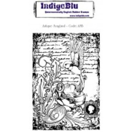 IndigoBlu Timbro di gomma, IndigoBlu Antico Songbird Montato A6