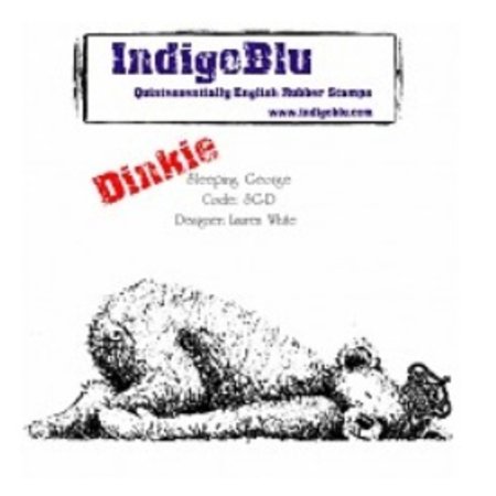 IndigoBlu Stempel, INDIGOBLU Sleeping George Dinkie Montert A7