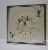 Spellbinders und Rayher Shapeabilities modelo de Metal, Vintage Lace motivos, 2,5 x 2,4-9 cm, um conjunto de 5 modelos!