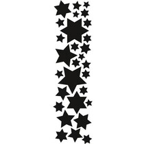 Estampage et Pochoir gaufrage, Marianne Design étoiles