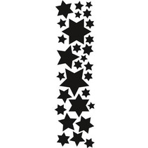 Estampage et Pochoir gaufrage, Marianne Design étoiles