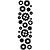 Marianne Design Stempling og Embossing stencil, Marianne Design Räderchen