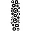 Marianne Design Stampaggio e goffratura stencil, Marianne design Räderchen