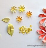 Sizzix Stampen en Embossing stencil, Sizzix, ThinLits - Flower, Zinnia