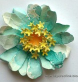 Sizzix Stampen en Embossing stencil, Sizzix, ThinLits - Flower, Zinnia