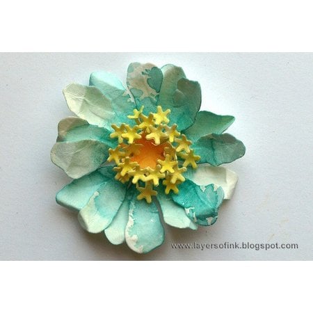 Sizzix Stampen en Embossing stencil, Sizzix, ThinLits - Flower, Zinnia