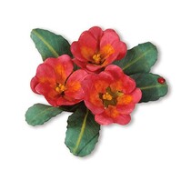 Stempling og Embossing stencil, Sizzix, ThinLits - Flower, Primrose