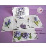 Sizzix Stampen en Embossing stencil, Sizzix, ThinLits, Bloem, Lilac