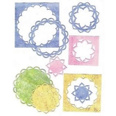 Nellie snellen Punching and embossing template Nellie`s Multiframe cirkel
