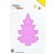 Nellie snellen Stanz- und Prägeschablone, Nellie`s Multi Rahmen, Weihnachtsbaum