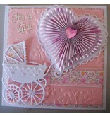 Nellie snellen Punching and embossing template Nellie`s multiframe, heart