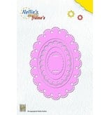 Nellie snellen Punching and embossing template Nellie`s multiframe, ovals