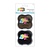 FARBE / INK / CHALKS ... Metallic stempelkussen waterbasis (2p) - bruin en zwart
