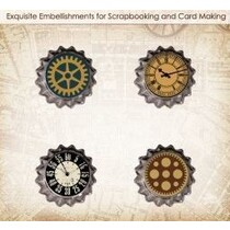 ScrapBerry s Set Of Metal Cork Car Vintage