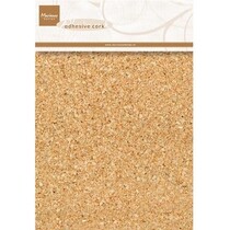 Adhesive sheets of cork