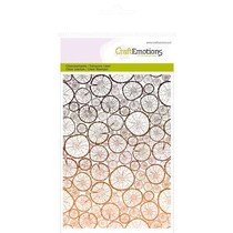 Clear stamps, background tree trunks