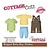 Cottage Cutz Poinçonnage et le modèle de gaufrage CottageCutz: vêtements de bébé garçon