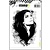 Stempel / Stamp: Transparent Carimbo de borracha, la femme aux oiseaux