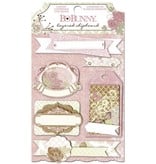 Bo Bunny Sticker, Chipboard Primrose Labels